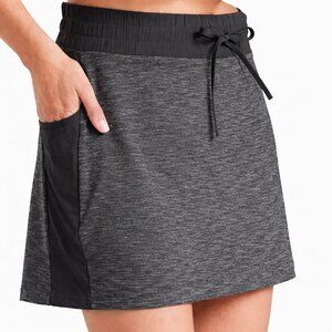 NWOT Athleta Active Space Dye Gray Skort Women S